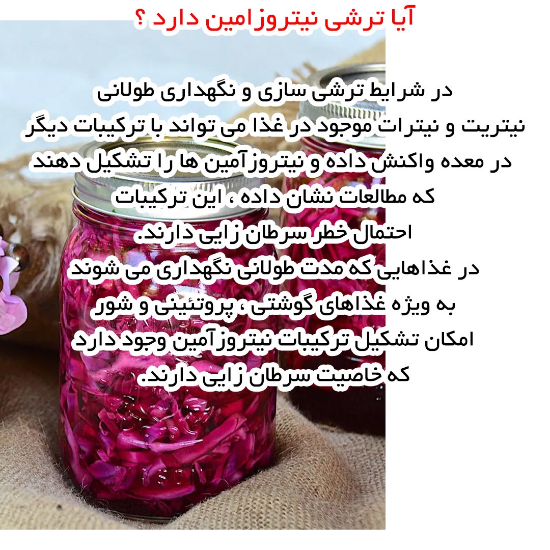 آیا ترشی نیتروزامین دارد ؟