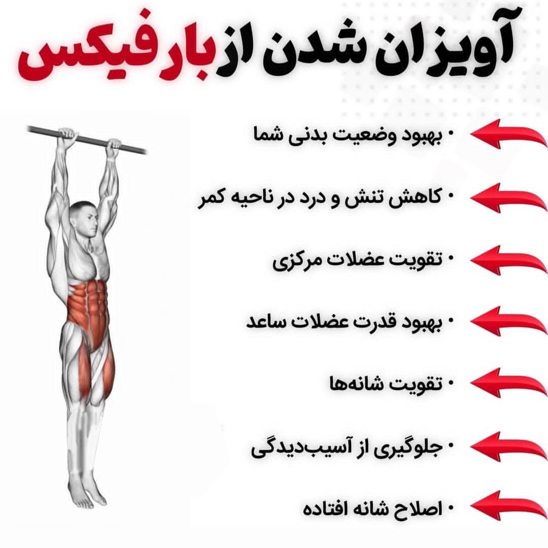 آیا فقط آویزان شدن از بارفیکس مفید است ؟